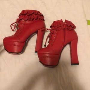 Red shoes